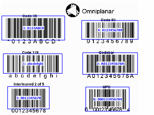 Decoding multiple linear barcodes