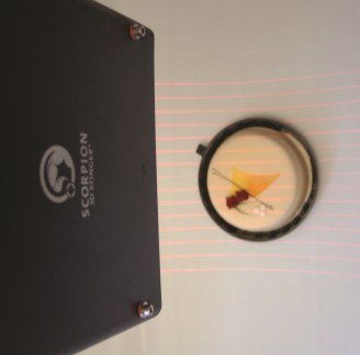 Scorpion 3D Stinger MLaser Camera does cake decoration